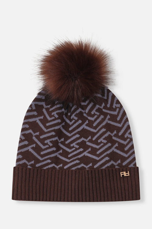 Cappello con pon pon
