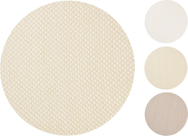Tovaglietta in PE decorata tonda Ø 38 cm per decorazioni natalizie