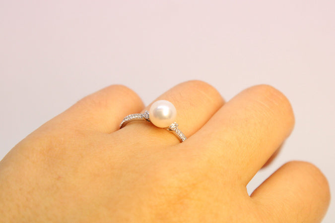 Anello donna perla GIORGIO VISCONTI AB15145
