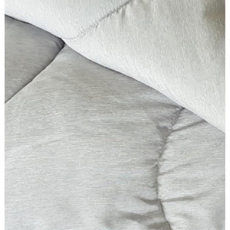 Piumino temperato ABEIL TWO-TONE 220x240cm - Bianco e grigio screziato