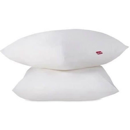 ABEIL Set di 2 morbidi cuscini - 60 x 60 cm - Bianco