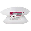 ABEIL Set di 2 morbidi cuscini - 60 x 60 cm - Bianco