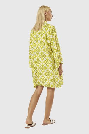 Kaftano lungo Lime | Verde Fashion