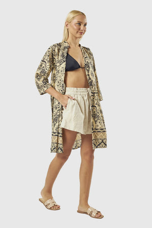 Kaftano stampa Paisley | Verde Fashion