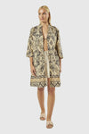 Kaftano stampa Paisley | Verde Fashion