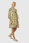 Kaftano stampa Paisley | Verde Fashion