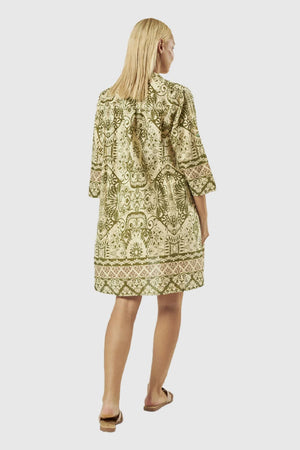 Kaftano stampa Paisley | Verde Fashion