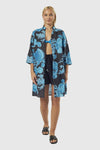 Kaftano Leggero in Fantasia Oceanica | Verde Fashion