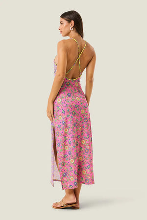 Abito lungo con spacco Boho Chic | 4GIVENESS