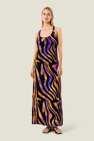 Abito lungo Hypnotic Zebra | 4GIVENESS