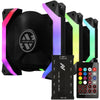 ABKONCORE Spider Spectrum Sync (confezione da 3) - Ventola A-RGB da 120 mm per scatola