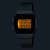 CASIO VINTAGE Mod. BLUETOOTH SMARTPHONE LINK - BLACK - built-in accelerometer senses body movements + steps counter - ALL BLACK
