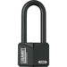 Lucchetto Abus Granit Plus in acciaio temprato con arco lungo 75mm - 12088