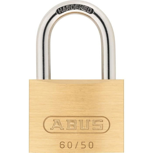 Lucchetto in ottone massiccio - ABUS - 60/50 - Arco in acciaio cementato - Doppia chiusura - 2 chiavi