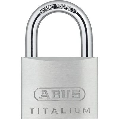 Lucchetto - ABUS - 64TI/50 Titalium - Corpo in alluminio - Chiave paracentrica - Rischio furto medio