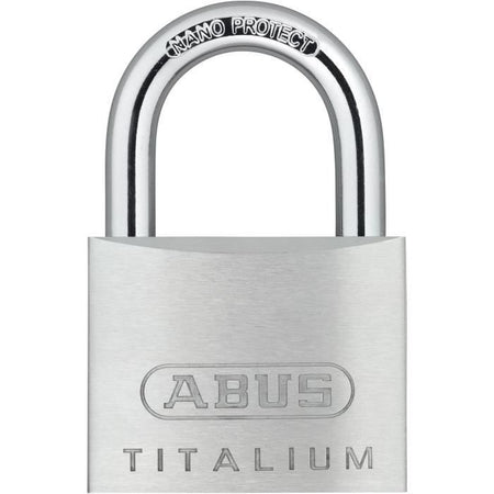 Lucchetto - ABUS - 64TI/50 Titalium - Corpo in alluminio - Chiave paracentrica - Rischio furto medio
