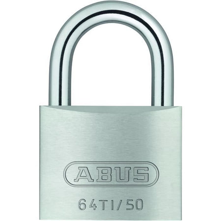 Lucchetto - ABUS - 64TI/50 Titalium - Corpo in alluminio - Chiave paracentrica - Rischio furto medio