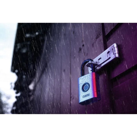 Lucchetto con impronta digitale - ABUS - 57/45 Touch - Apertura con impronta digitale - Resistente agli agenti atmosferici