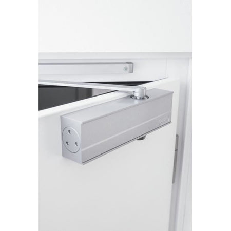 Chiudiporta - ABUS - AC7303 S - Chiusura sicura - Silenzioso - Adatto per porte fino a 96 cm - Max. peso 60 kg