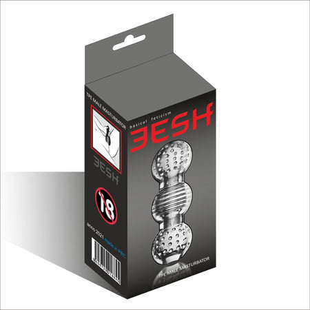 AC70511 EESH LIFELIKE TOYS MASTURBATORE MASCHILE UOMO IN TPE MORBIDO TRASPARENTE OFFERTA 5+1 FREE