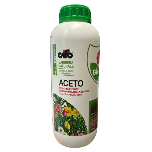 Aceto Lt.1 Erbe Infestanti Prodotto Naturale Favorisce il Collasso Strutturale dei Tessuti delle Piante Indesiderate Bio Cifo
