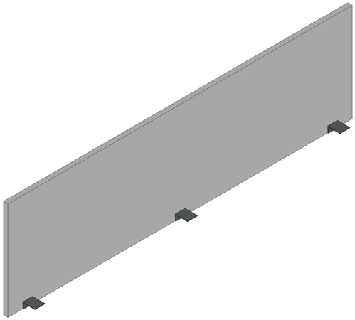Schermo per scrivania da ufficio operativo cm. 128/148/168/188x2x48h