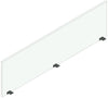 Schermo per scrivania da ufficio operativo cm. 128/148/168/188x2x48h