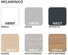 Schermo per scrivania da ufficio operativo cm. 128/148/168/188x2x48h