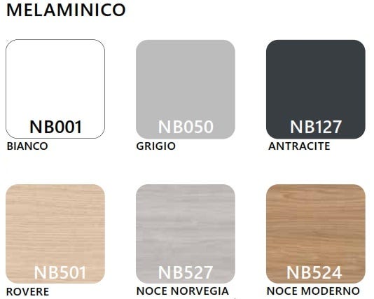 Schermo per scrivania da ufficio operativo cm. 128/148/168/188x2x48h