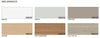 Schermo divisorio con 1 coppia di staffe per scrivania cm. 80x2x40h