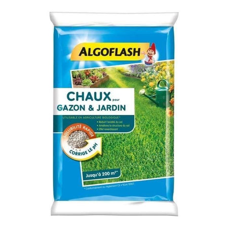 ALGOFLASH Lime per prato e giardino - 10 kg