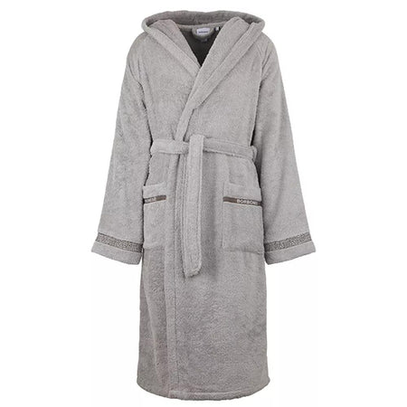 Accappatoio Lounge OP Borbonese con Cappuccio – 100% Spugna di Cotone Made in Italy