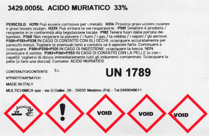 Acido Muriatico Lt.5