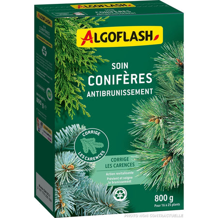 Trattamento delle conifere di conifere anti -mate - algoflash naturasol naturasol - 800g