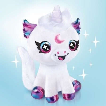 Canal Toys - Peluche Airbrush - Peluche Unicorno Cosmico da personalizzare con corno luminoso - AIR 028