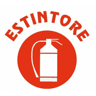 Adesivo Estintore Mm. 100X80