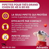 Pipette antiparassitarie ADVANTIX 4 - Per cani di taglia molto grande da 40 a 60 kg - 4 x 6 ml
