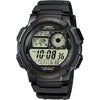 CASIO SPORT Mod. DIVER - WORLD TIME ILLUMINATOR 5 ALARMS. 10 YEARS BATTERY - BLACK