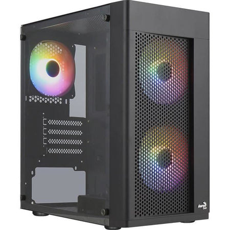 Case PC - AEROCOOL - Hexform G v2 (Nero) - Mini tower - Formato Micro-ATX - Senza alimentatore