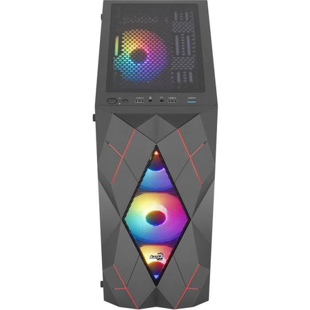Case PC - AEROCOOL - Volcan G v1 (Nero) - Tower medio - Formato ATX - Senza alimentatore