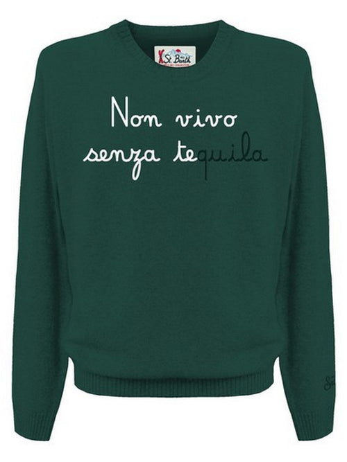 MC2 SAINT BARTH felpe senza cappuccio uomo mc2 saint barth - heron senza tequila 51 emb - verde da uomo