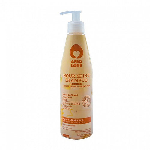 AFRO LOVE NOURISHING SHAMPOO LIQUIDO 450ml PER CAPELLI AFRO