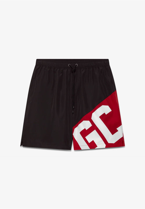 GCDS COSTUME ESSENTIALS BAND LOGO SHORT SWIMSHORTS da uomo