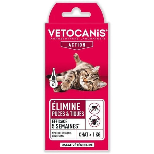 Spot-on pipetta fipronil gatto