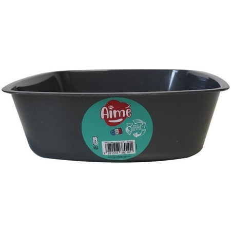 Lettiera AIME senza bordo - bordi arrotondati - 43 x 31 x 10 cm - per cat