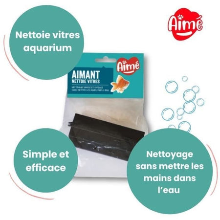 Lavavetri magnetico per acquario - AIM - 10 cm