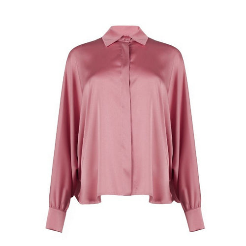 Dexterior camicie donna d.exterior - raso fluido camicia kimono - fucsia da donna