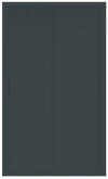 Armadio per archiviazione documenti da ufficio con ante forate cm. 120x37,5x200H