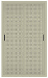 Armadio ufficio con struttura di metallo verniciata e piani ad incastro a gancio cm. 120x60x200H