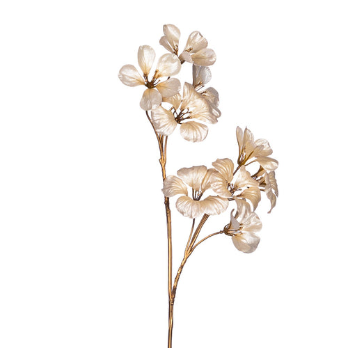 Ramo decorativo color champagne per decorazioni e composizioni di fiori h 70 cm
